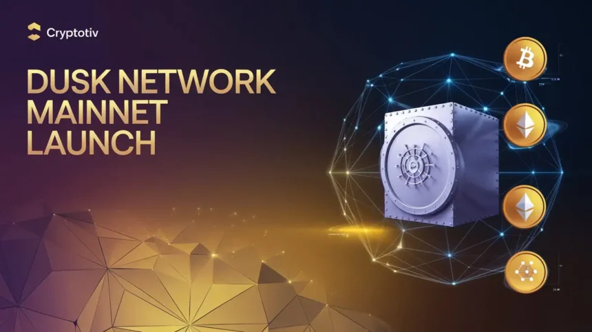 Dusk Network’s mainnet launch boosts privacy in decentralized financial services.