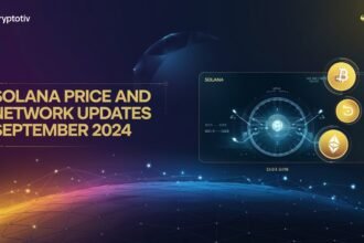 Futuristic depiction of Solana's network updates and price changes in September 2024