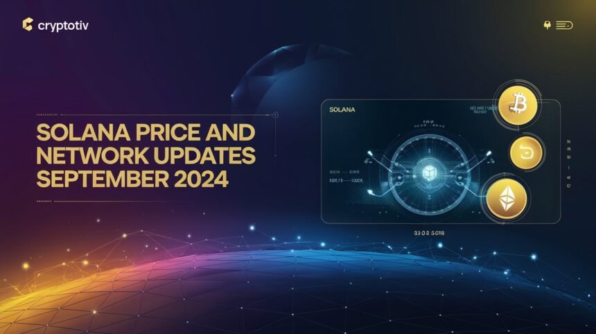 Futuristic depiction of Solana's network updates and price changes in September 2024