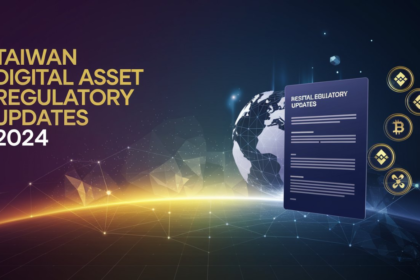 Taiwan Digital Asset Regulatory Updates with futuristic legal themes